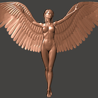 Small Angel-women 3D Printing 64823
