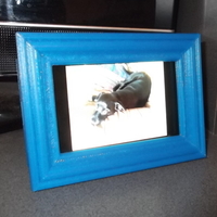 Small Phone Picture Frame. 3D Printing 64909