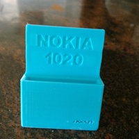 Small Support nokia charger 1020 3D Printing 64932