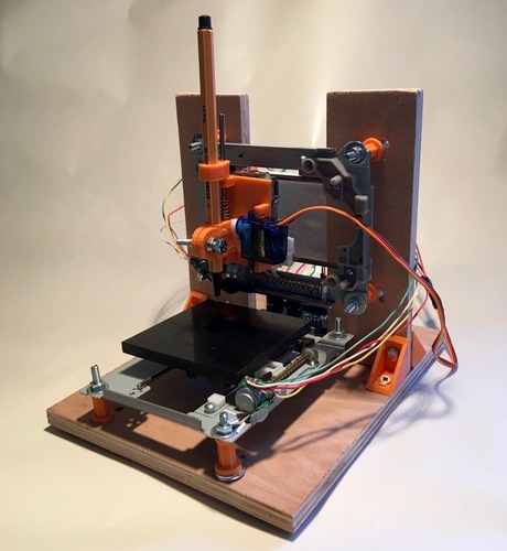 Mini Traceur (CNC Plotter) Arduino 3D Print 65034