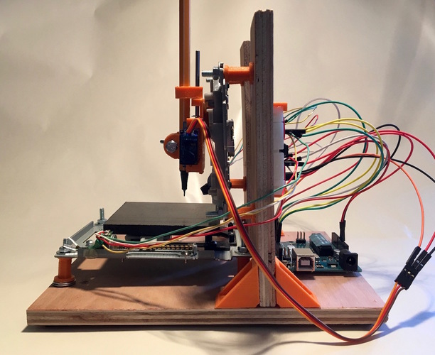 Mini Traceur (CNC Plotter) Arduino 3D Print 65035