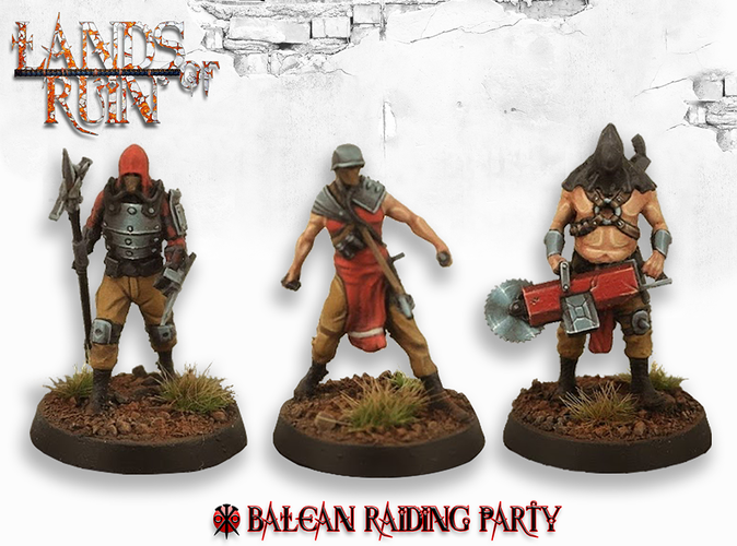 Lands of Ruin - Balean Raiding Party 3D Print 65060