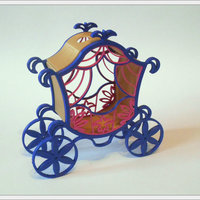 Small The carriage for Cinderella. 3D Printing 65317