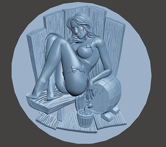 Cylinder-Girl 3D Print 65639