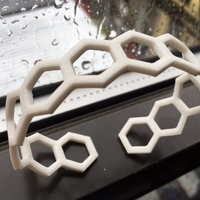 Small Easy Hex Thermoform Bracelet 3D Printing 65784
