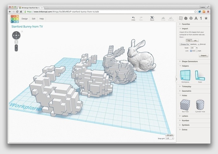Low-Voxel Stanford Bunny + Voxelization/Minecraft Tutorial 3D Print 65790
