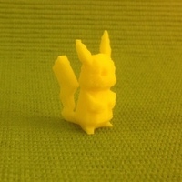 Small Tail-strengthened Pikachu 3D Printing 65876
