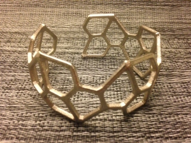 Pentagonal Hexacontahedron Bracelet 3D Print 65931