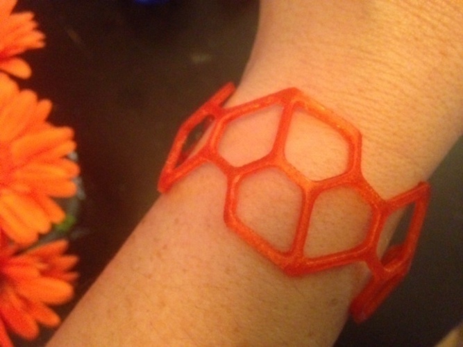 Pentagonal Hexacontahedron Bracelet 3D Print 65932