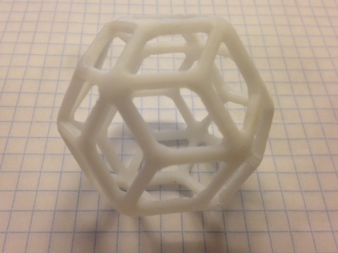 Rhombic Triacontahedron 3D Print 65947