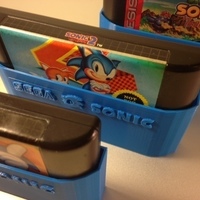 Small SEGA Sonic cartridge sleeves 3D Printing 66008