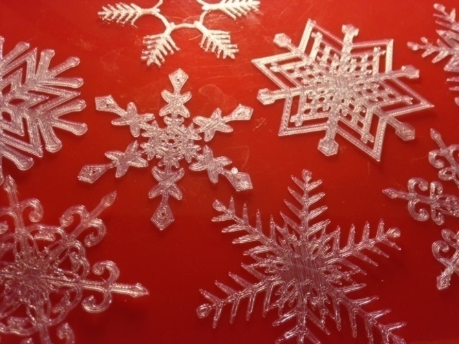 Snowflakes 3D Print 66023