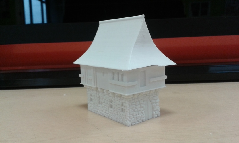 Tudor style house for wargaming 3D Print 66122