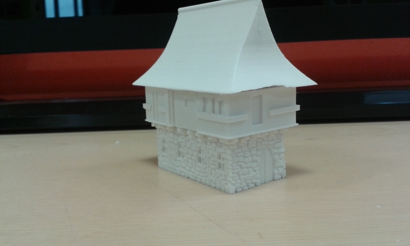 Tudor style house for wargaming 3D Print 66124