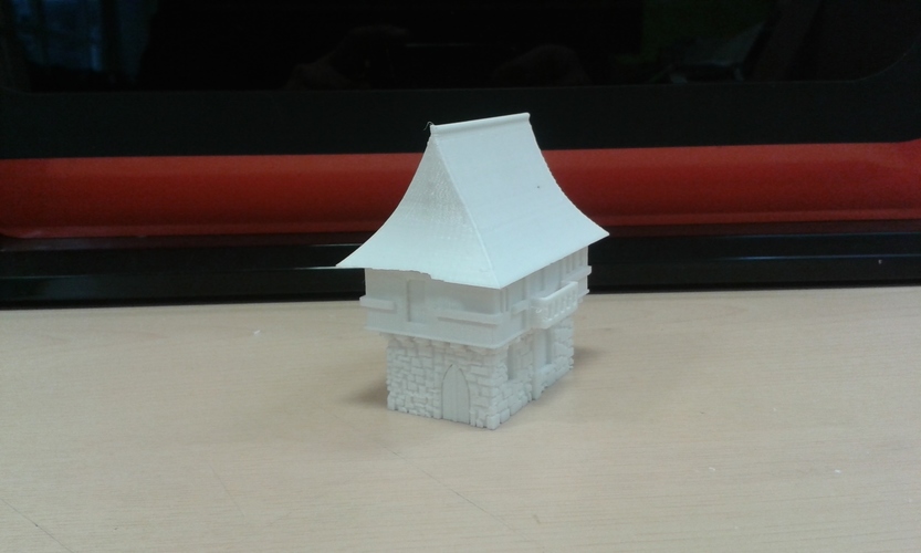 Tudor style house for wargaming 3D Print 66126