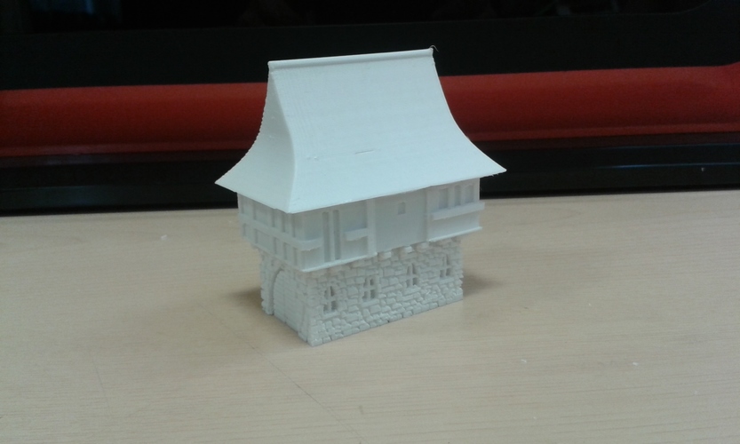 Tudor style house for wargaming 3D Print 66128