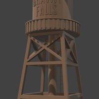 Small Gravity Falls: Water Tower 3D Printing 66190