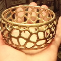 Small Voronoi bracelet 3D Printing 66219