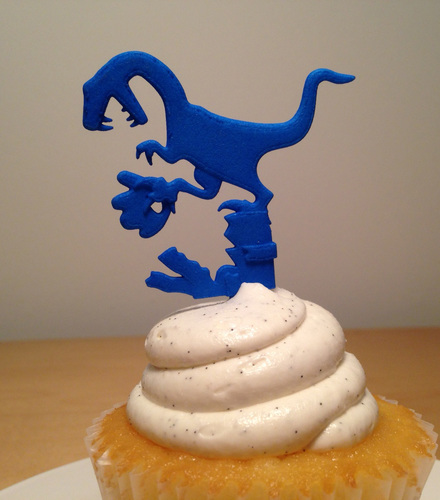 RAPTOR CAKE TOPPER 3D Print 6627 RAPTOR CAKE TOPPER 3D Print 6627