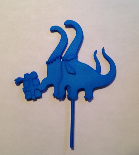 BRONTO-CAKE TOPPER 3D Print 6629 BRONTO-CAKE TOPPER 3D Print 6629