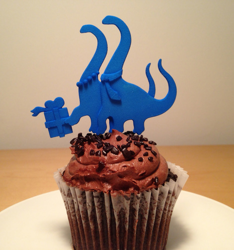 BRONTO-CAKE TOPPER 3D Print 6630 BRONTO-CAKE TOPPER 3D Print 6630