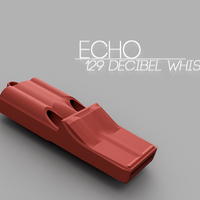 Small Echo | 3 tone whistle 3D Printing 66333