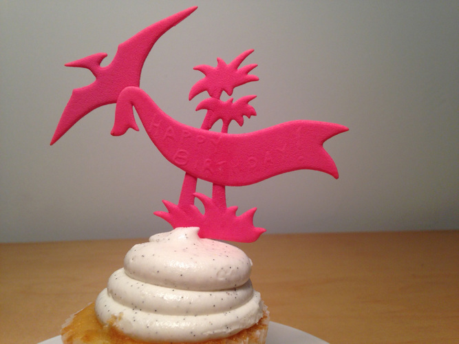PTERODACTYL CAKE TOPPER 3D Print 6641 PTERODACTYL CAKE TOPPER 3D Print 6641
