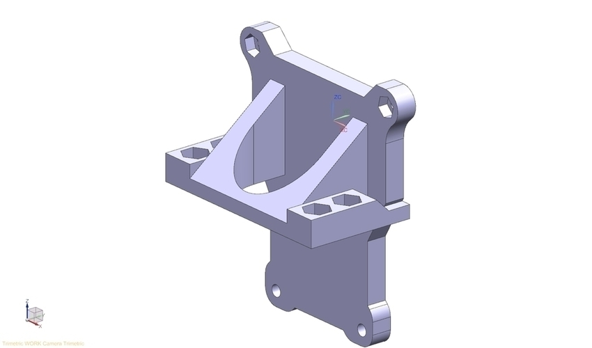 Dondolo Extruder Mount for ORD Hadron 3D Print 66464