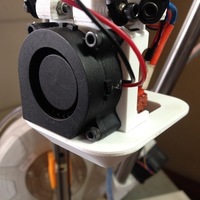 Small Fan Shroud for Print Cooling 3D Printing 66794