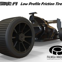 Small Low Profile Friction Tires for OpenR/C F1 car 3D Printing 66935