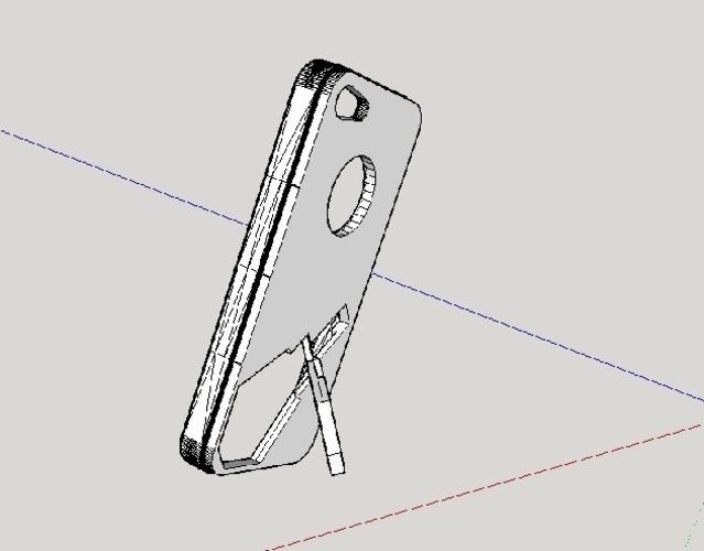 I Phone 5 case w- Kickstand 3D Print 66951