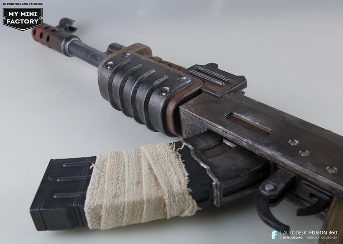 AK47 from Rust 3D Print 66967