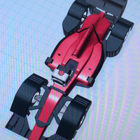 Small open rc f1  Air-ram fenders 3D Printing 67359