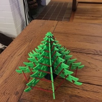 Small Fractal Christmas Tree  3D Printing 67956