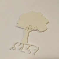 Small Tree silhouette  3D Printing 67975