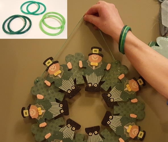 St. Patrick's Day Green Band 3D Print 68126