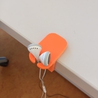 Small Earphone table holder 3D Printing 68298