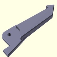 Small Improved Filament Spool Arm for Taz 3D Printer 3D Printing 68310