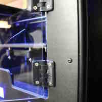 Small Acrylic Doors for Flashforge Creator X (or similar Replicator2 C 3D Printing 68363