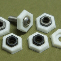 Small Hex Nut Stress Relieving Washer 3D Printing 68429
