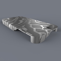 Small Halo/Tron Themed Case (iPhone 5) 3D Printing 686