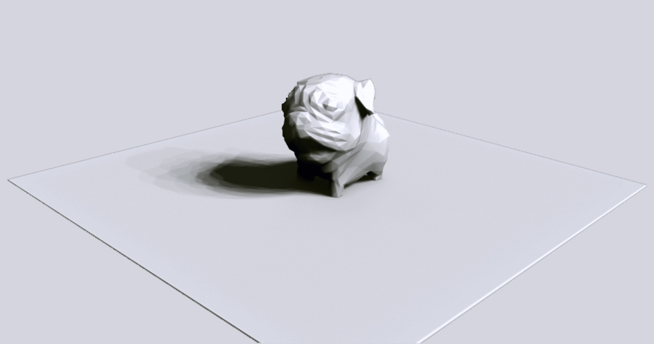 Little Puggy 3D Print 6882