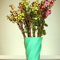 Small Green_vase 3D Printing 69262