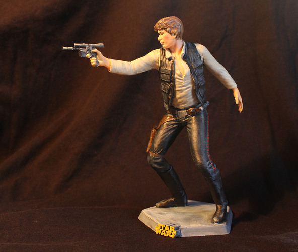 Han Solo 3D Print 69317 Han Solo 3D Print 69317