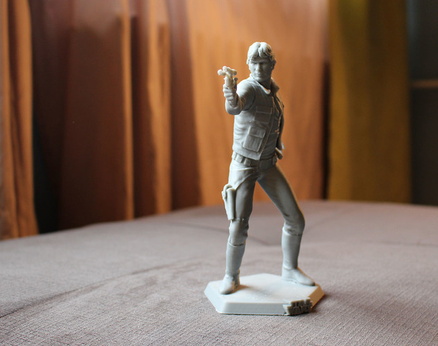 Han Solo 3D Print 69320 Han Solo 3D Print 69320