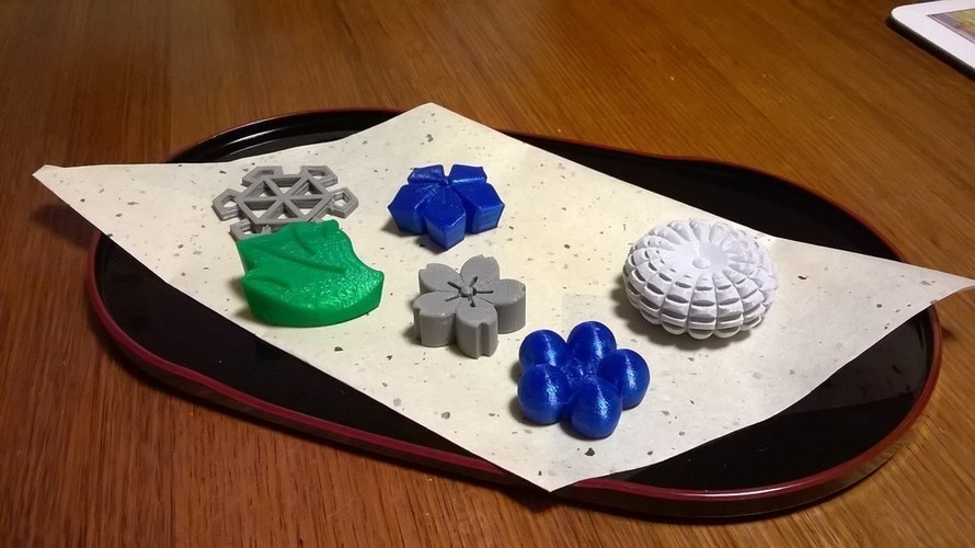Wagashi- Japanese sweets 3D Print 70061