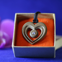 Small Heart pendant  3D Printing 70223