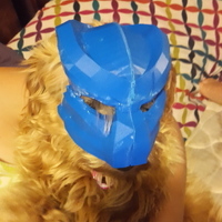 Small Dog Or Cat Predator Mask 3D Printing 70342