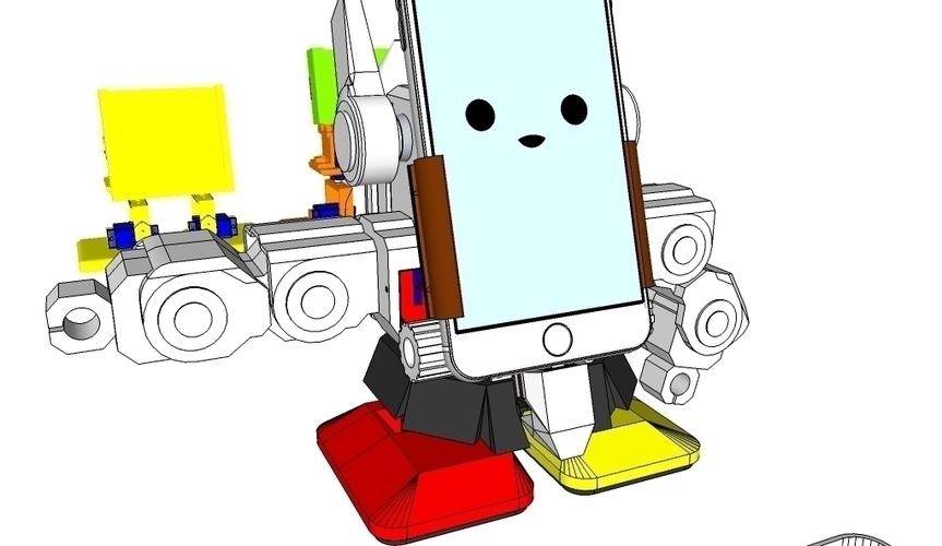 MobBob V2 Remix Upgrade - Smart Phone Controlled Robot 3D Print 70452