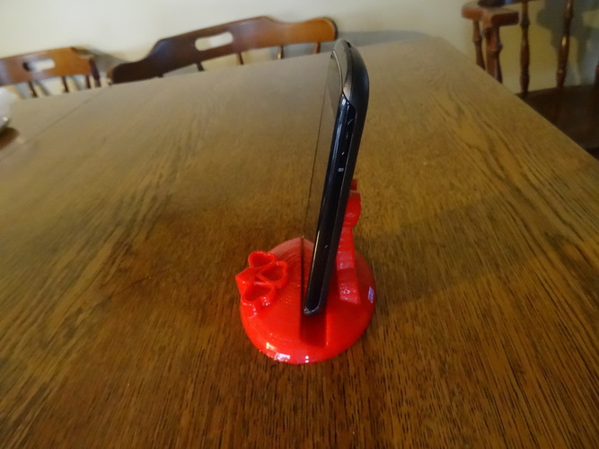 heart themed cell phone or tablet holder 3D Print 70834